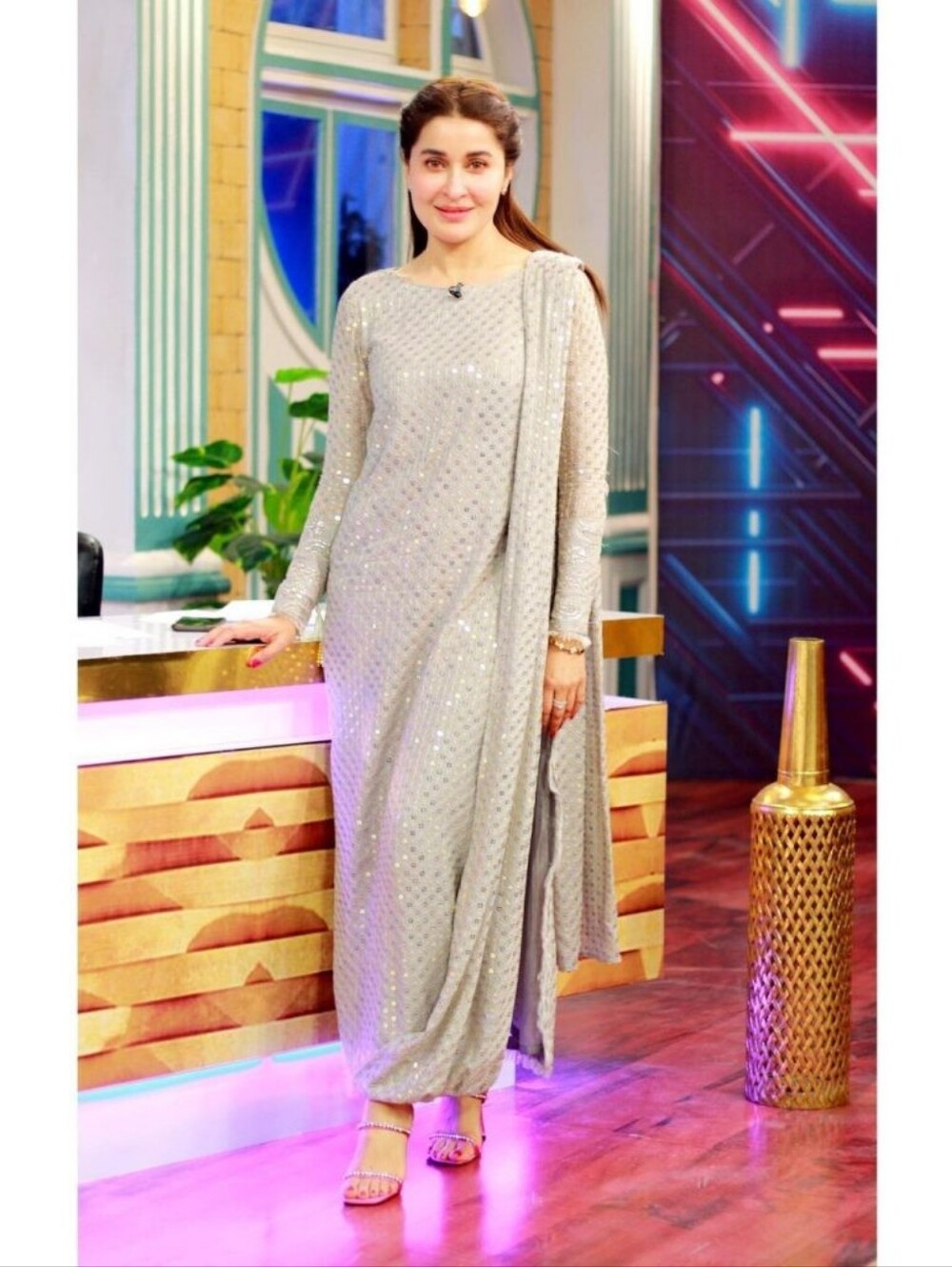 Mukesh Mukaish Draped Salwar Kameez
